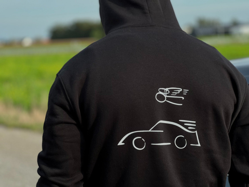 Black Angel Men Hoodie