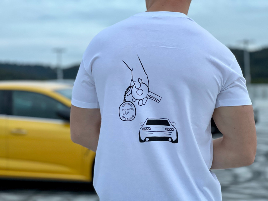 White Dopamine Men T-shirt