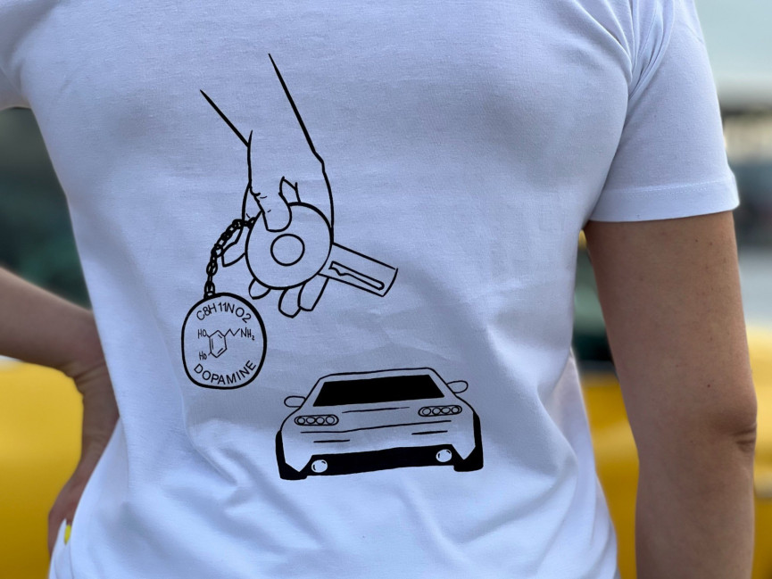 White Dopamine Women T-shirt