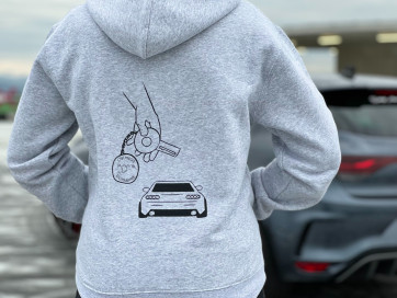 Grey Dopamine Women Hoodie